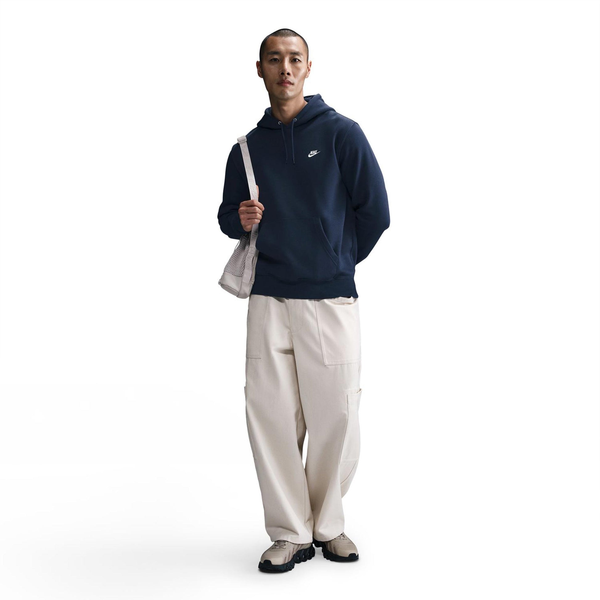 Nike Club Sweat À Capuche Hommes-Bleu Foncé