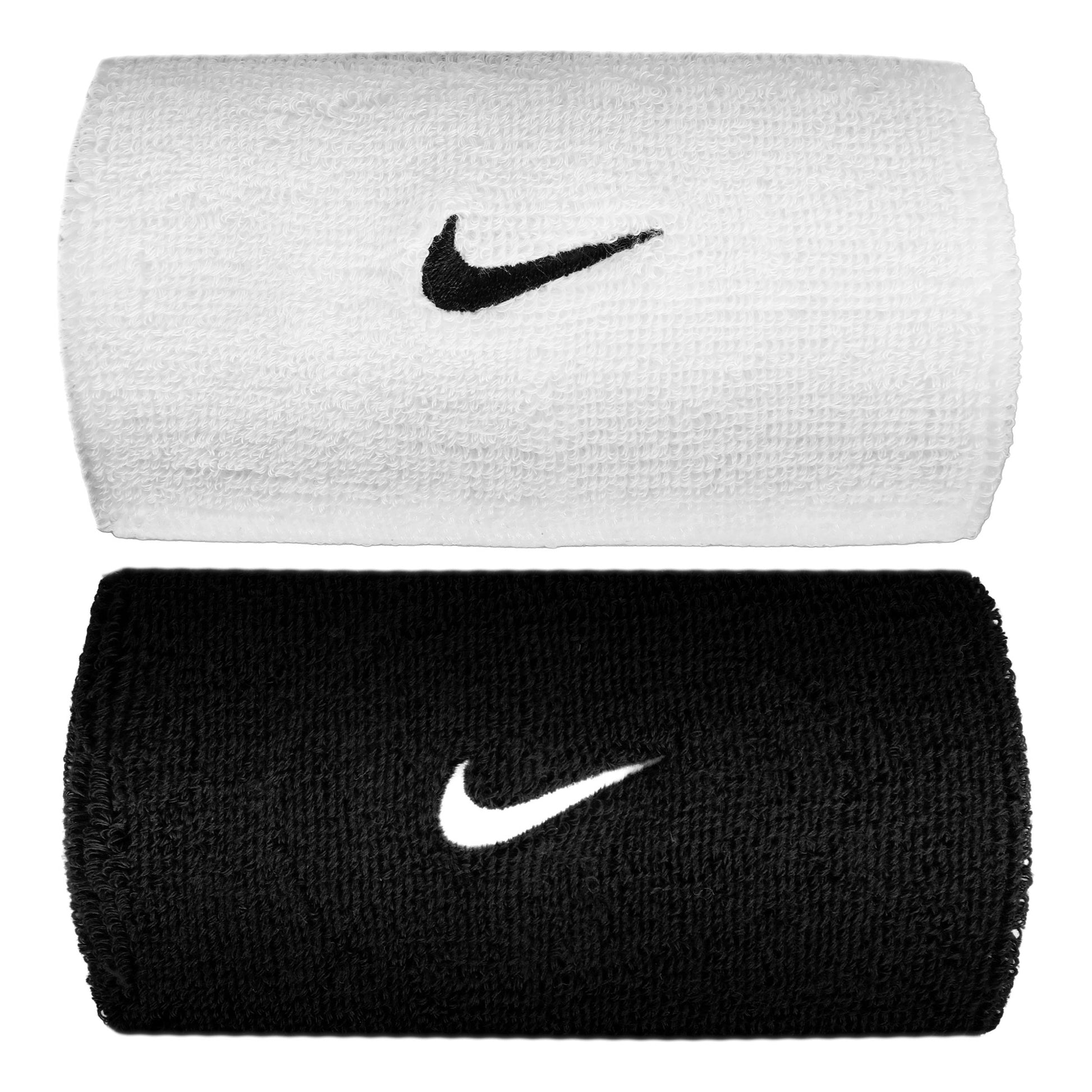 Nike Swoosh Classic Doublewide Poignet long - noir, noir