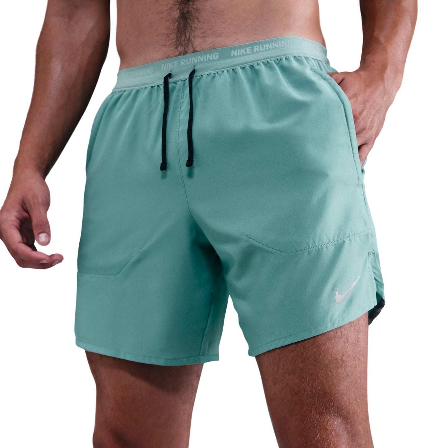 Nike Dri-Fit Stride 7in Brief-Lined Shorts - turquoise, noir
