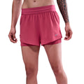 Swift 2in1 Short de running Femmes - berry, argent