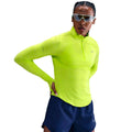 Swift Maillot de course Femmes - jaunes fluo, argent