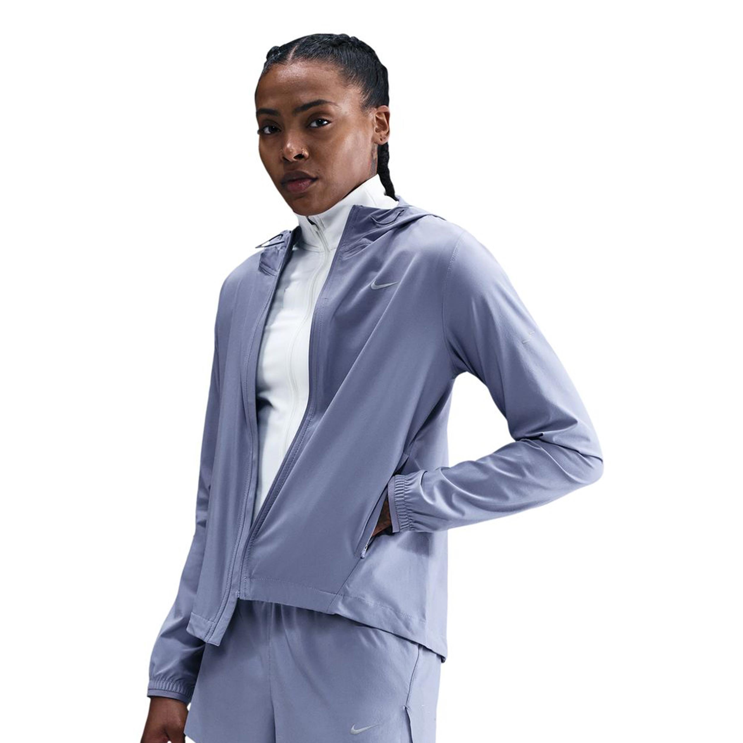 Nike Swift Veste running Femmes - bleu gris, argent