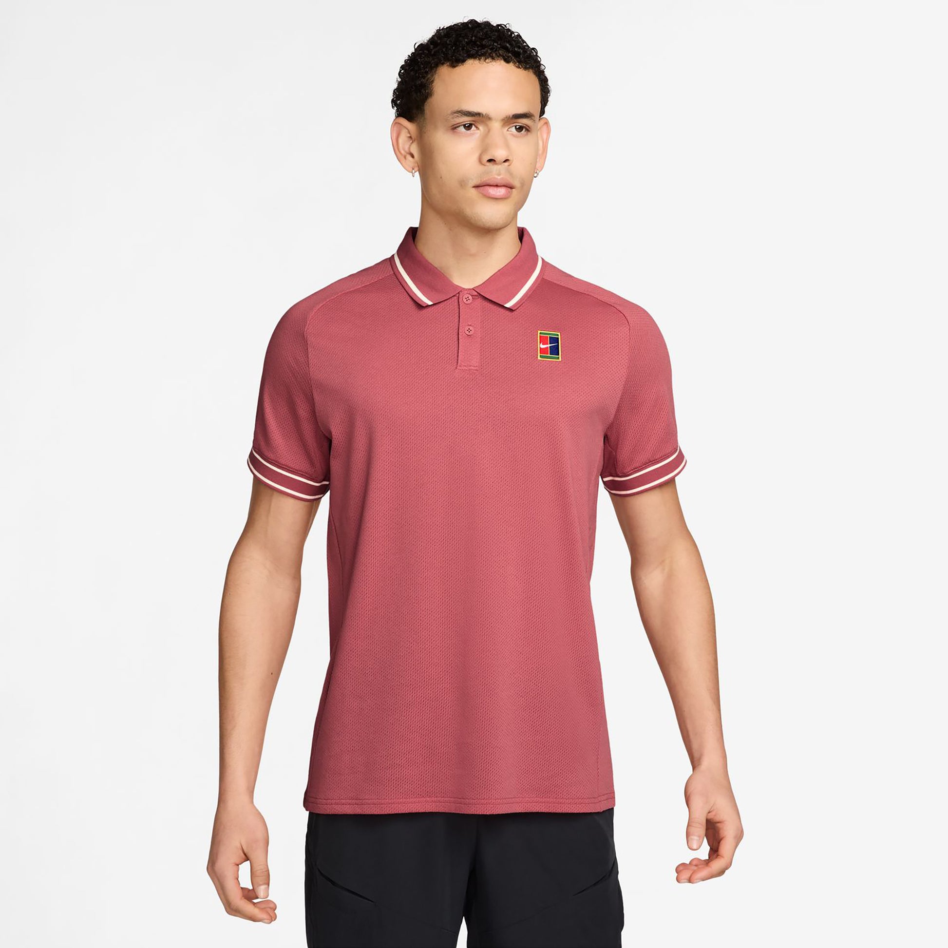 Nike Court Heritage Polo Hommes-rouge