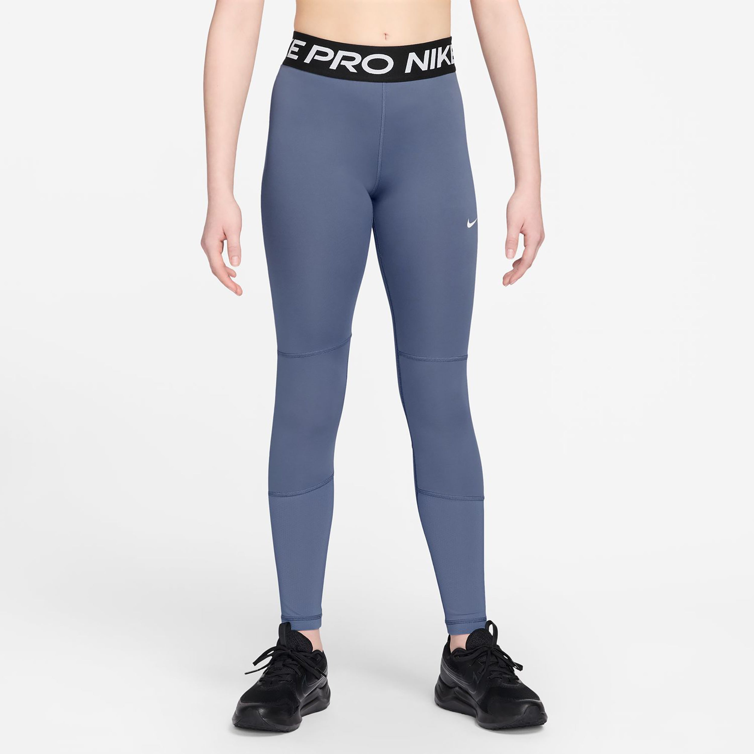 Nike Pro Collant tight Filles - bleu gris, noir