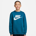 Club Fleece Crew Sweat-shirt Enfants - bleu, blanc