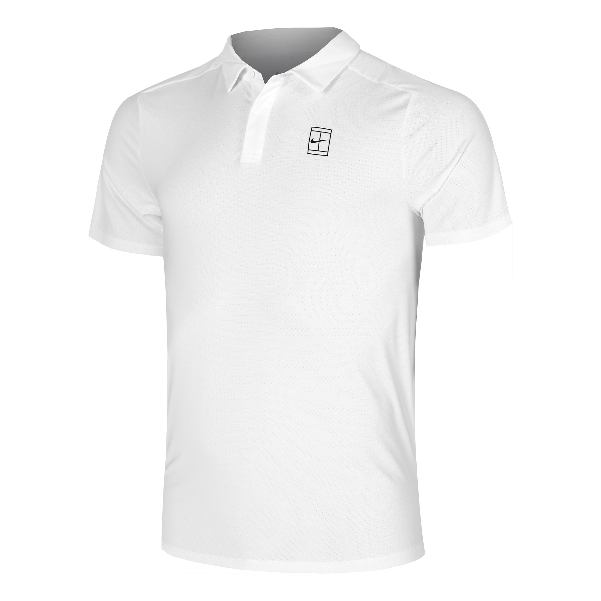 Nike Court Dri-Fit Advantage Polo Hommes-Blanc