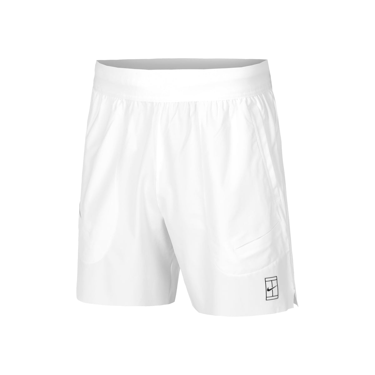 Nike Court Dri-Fit Advantage 6in Shorts Hommes-Blanc,Noir