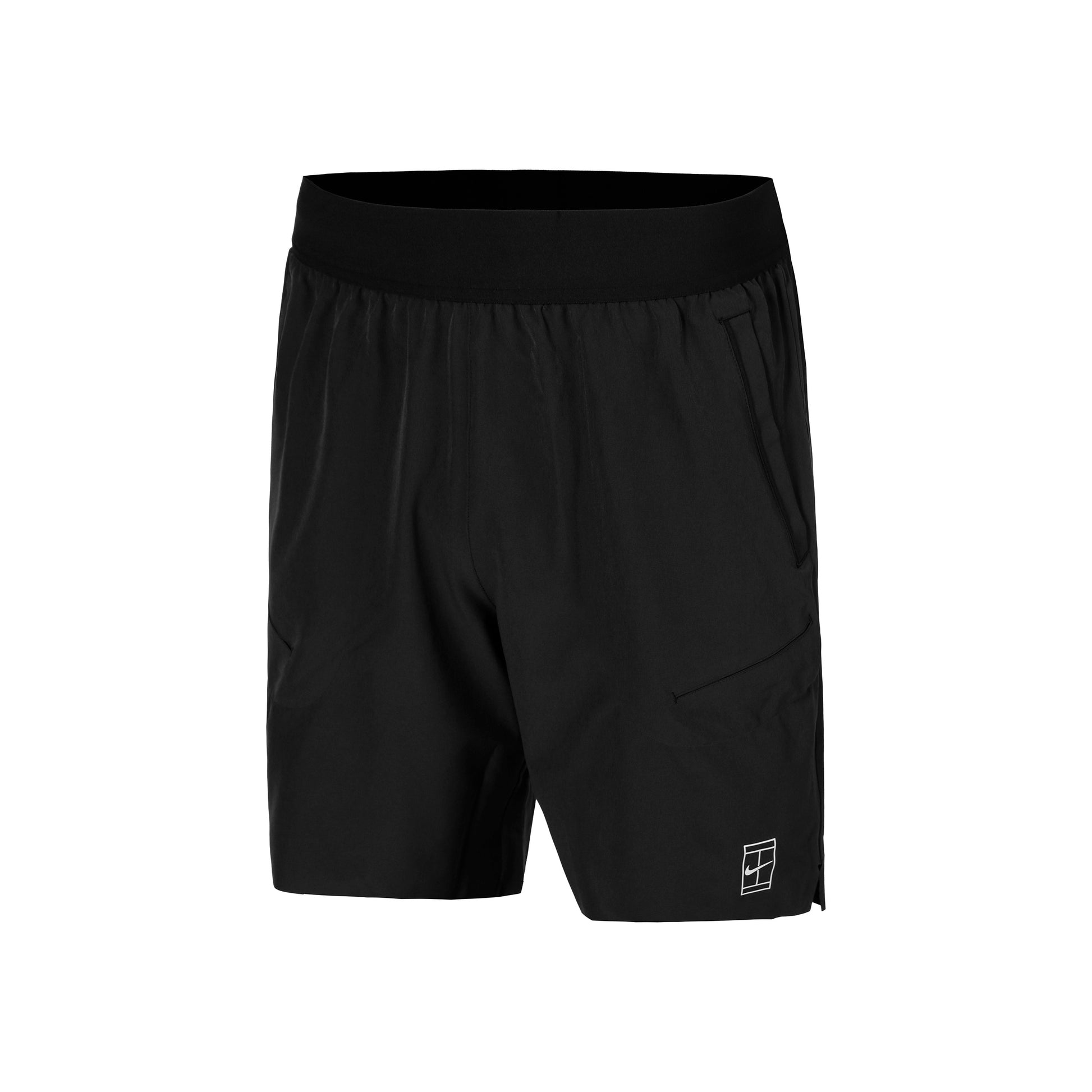 Nike Court Dri-Fit Advantage 8in Shorts Hommes-Noir,Blanc