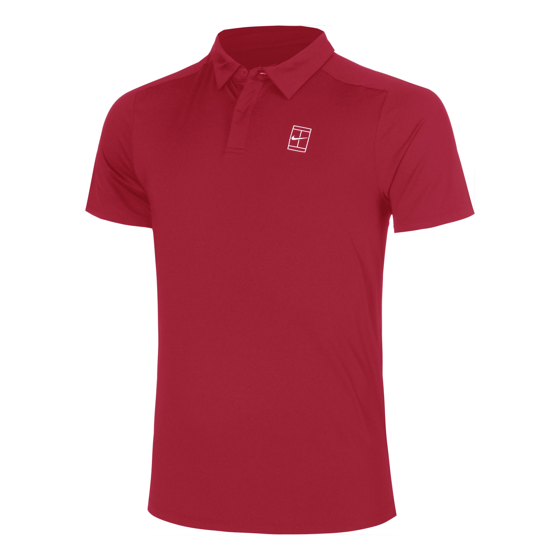 Nike Court Dri-FIT Advantage Polo Hommes - rouge, rouge