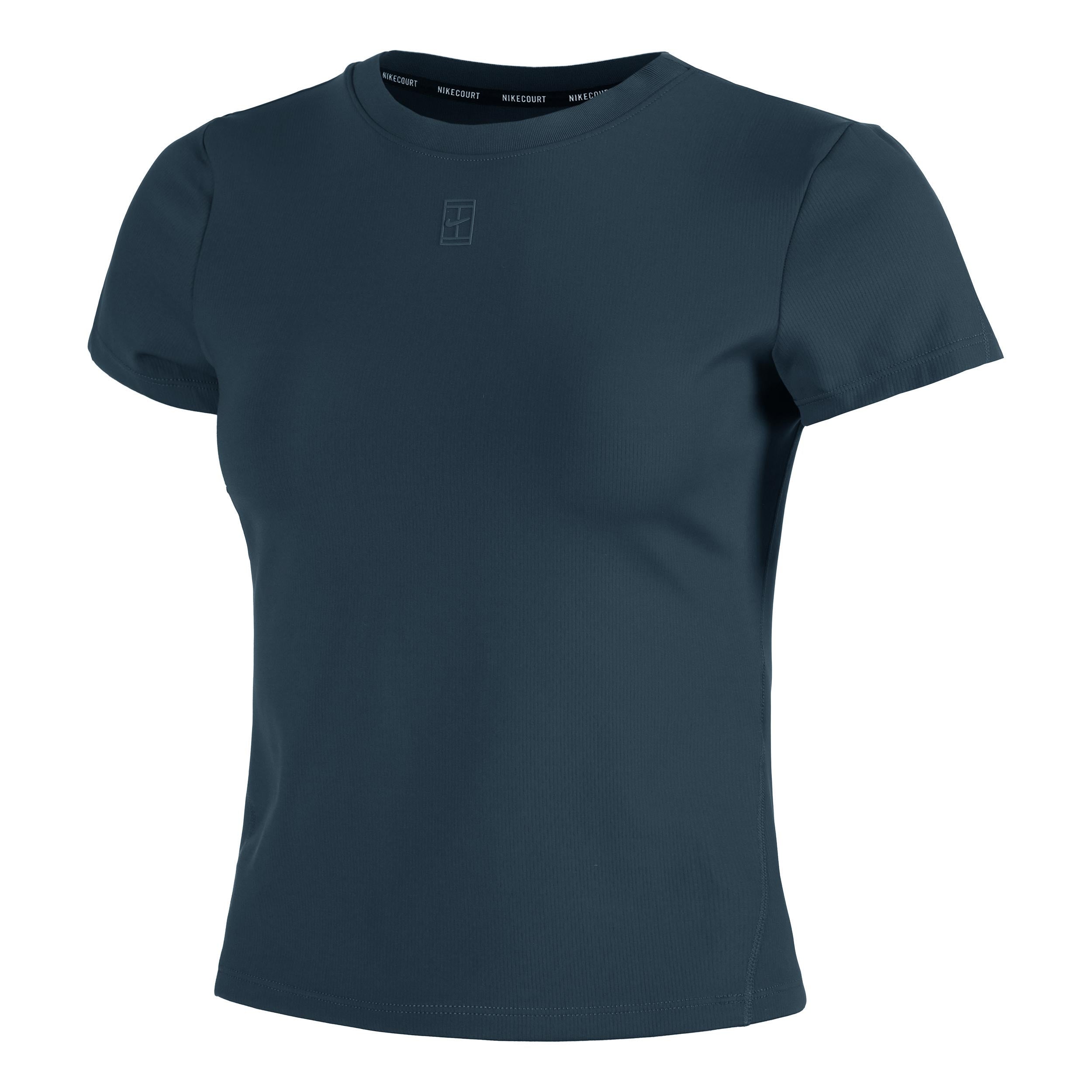 Nike Court Dri-Fit Advantage T-shirt Femmes-Bleu Foncé,Bleu Foncé