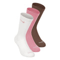 Everyday Plus Cushioned Chaussettes de sport Pack de 3 Unisex - blanc, rosé