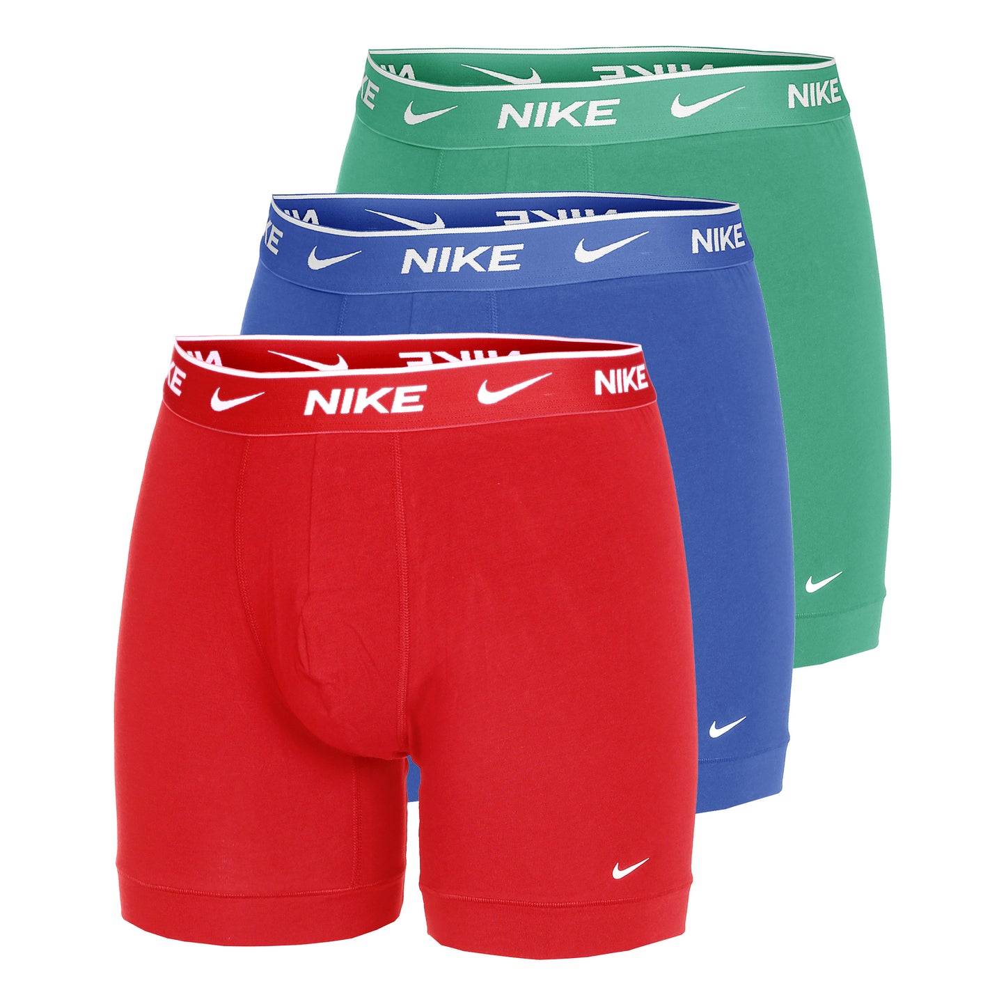 Nike Everyday Cotton Stretch Caleçon Pack De 3 Hommes-Multicouleur