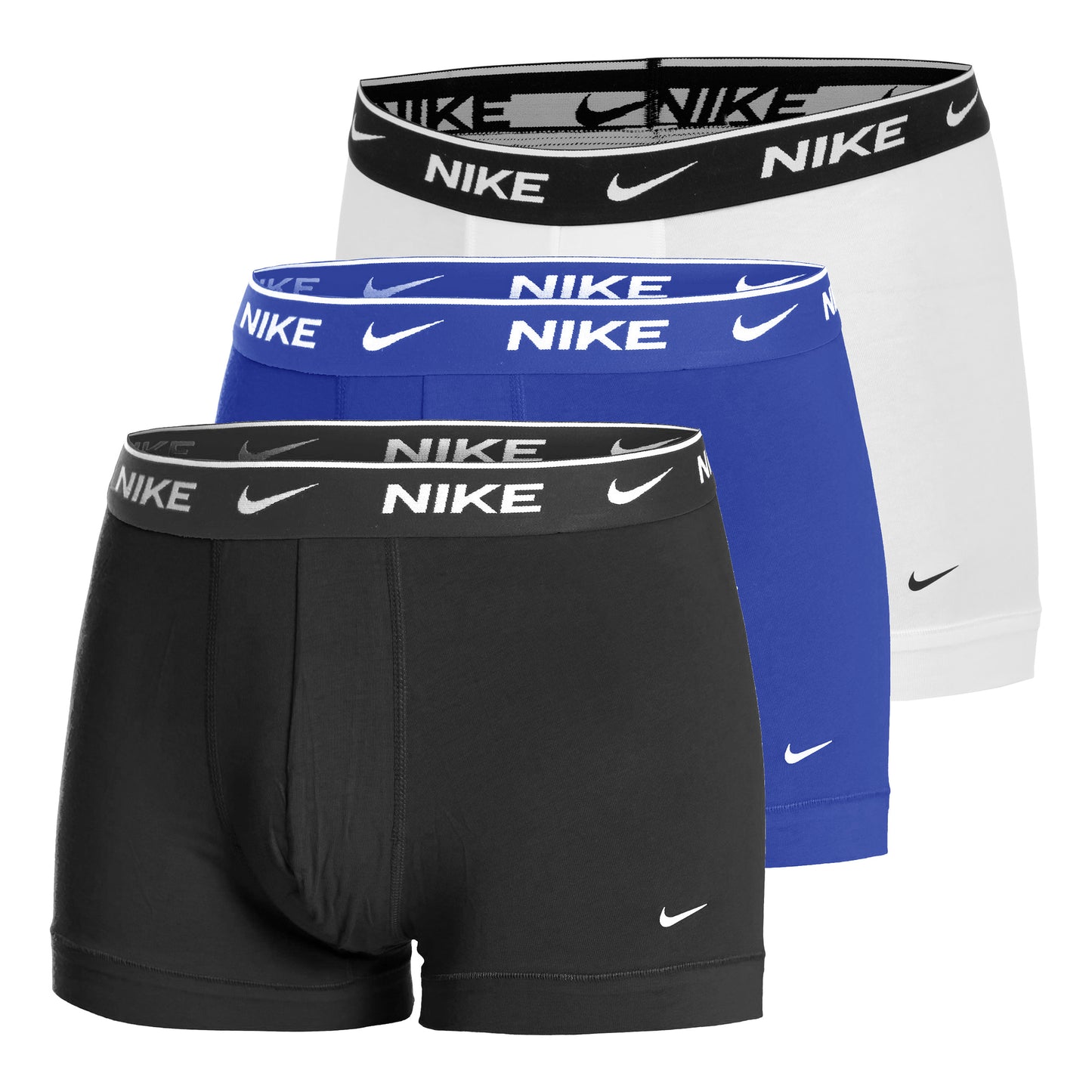 Nike Everyday Cotton Stretch Caleçon Pack De 3 Hommes-Turquoise,Multicouleur