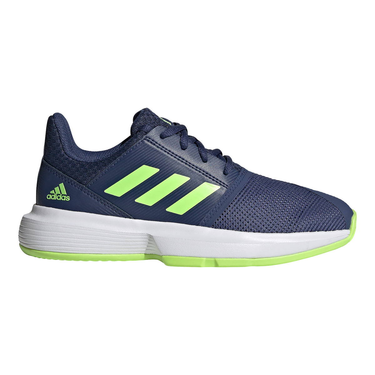 adidas Court Jam X Chaussures toutes surfaces Enfants - bleu foncé, vert fluo