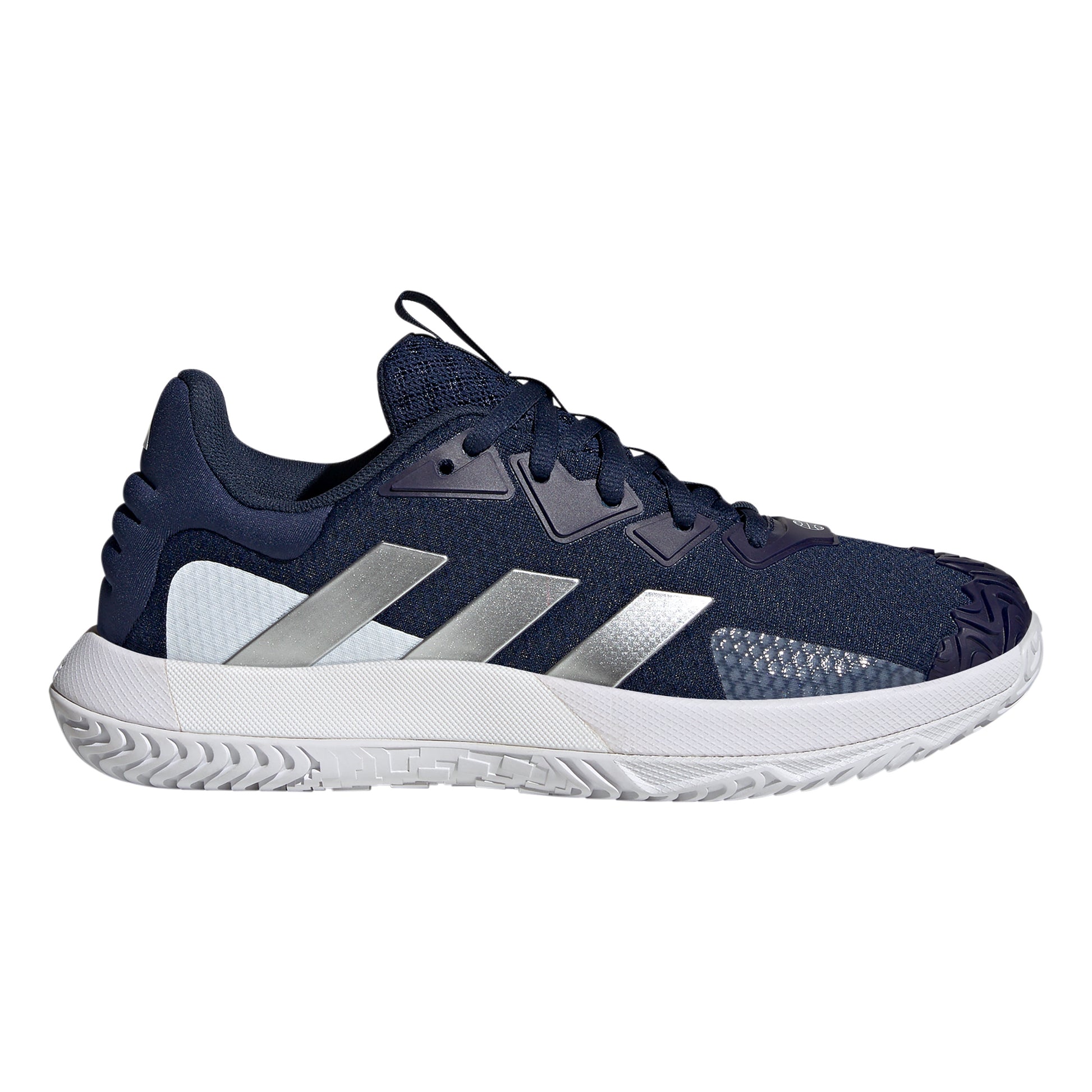 adidas SoleMatch Control Chaussures toutes surfaces Hommes - bleu foncé, argent