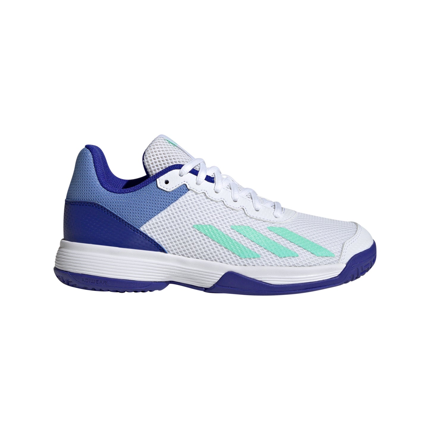 adidas Courtflash Chaussures toutes surfaces Enfants - blanc, bleu