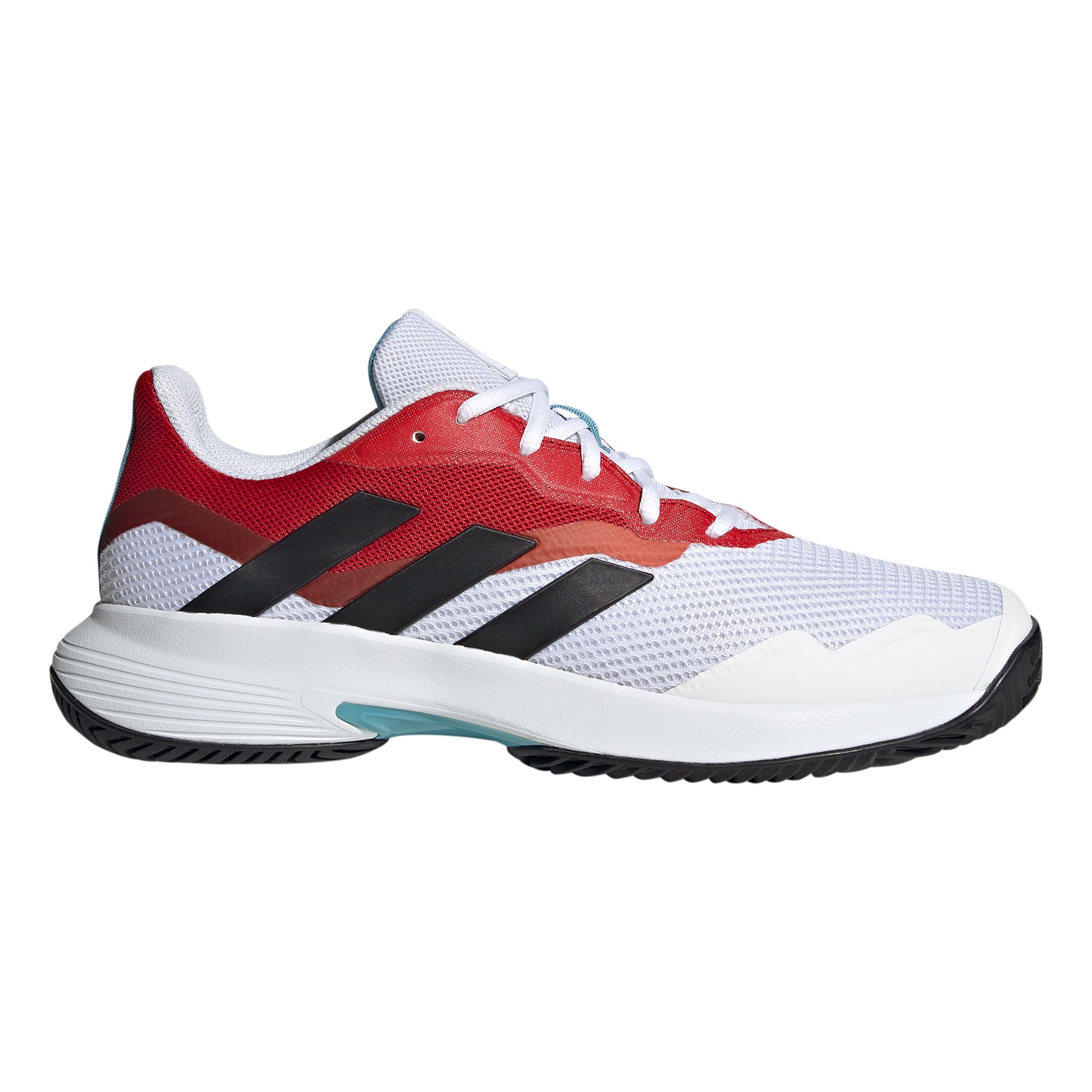 adidas CourtJam Control Chaussures toutes surfaces Hommes - blanc, rouge