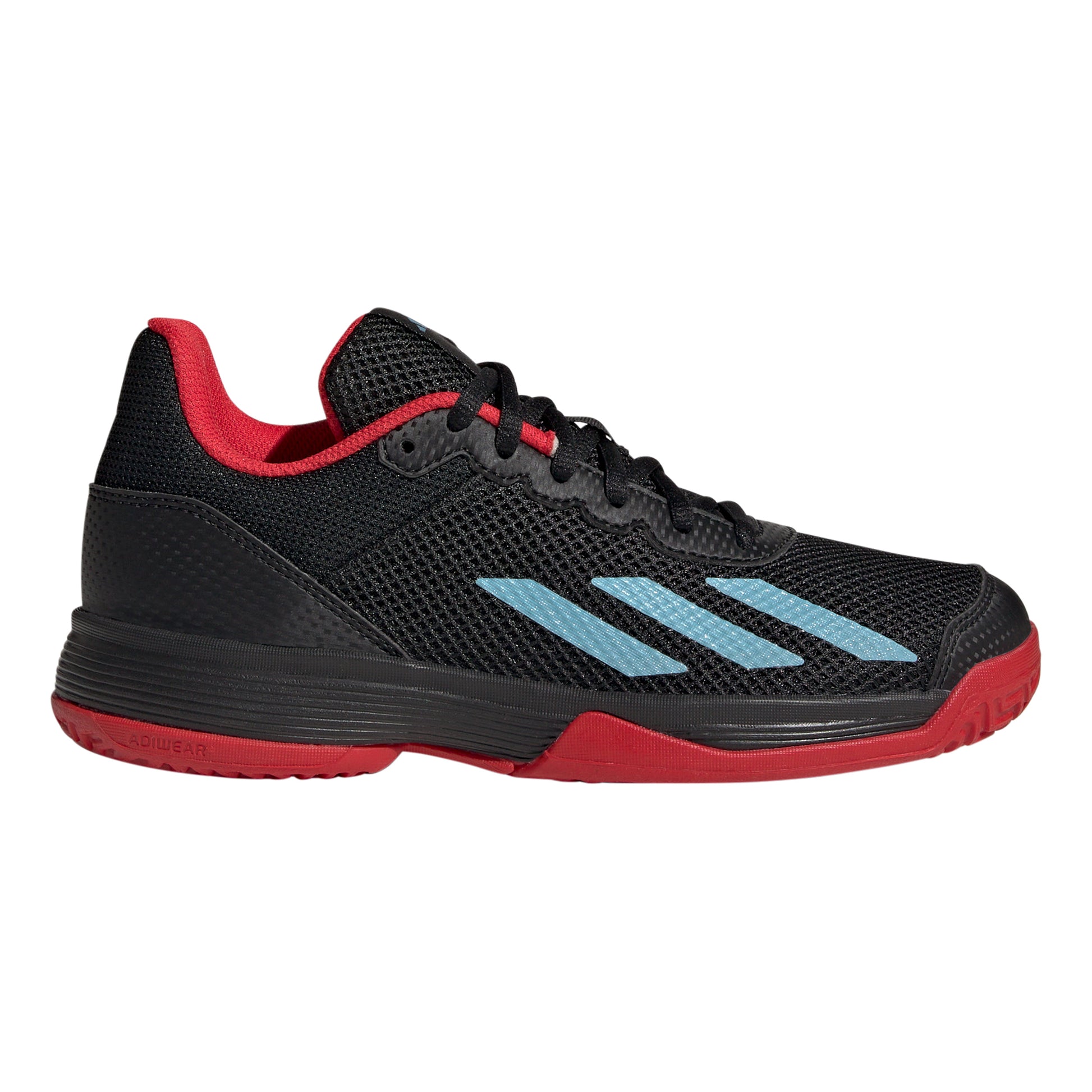 adidas Courtflash Chaussures toutes surfaces Enfants - noir, rouge