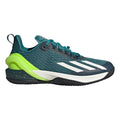 Adizero Cybersonic Chaussure terre battue Hommes - bleu, vert