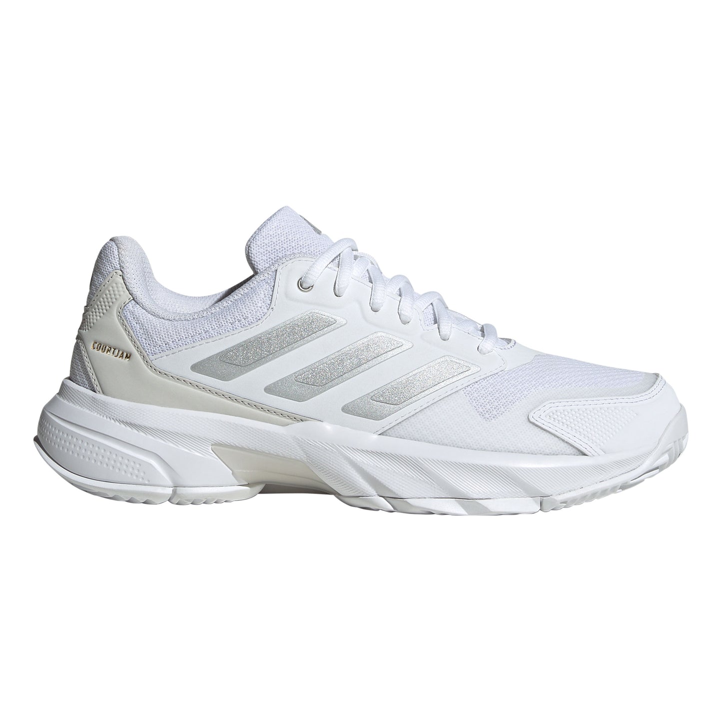 adidas CourtJam Control 3 Chaussures toutes surfaces Femmes - blanc, argent
