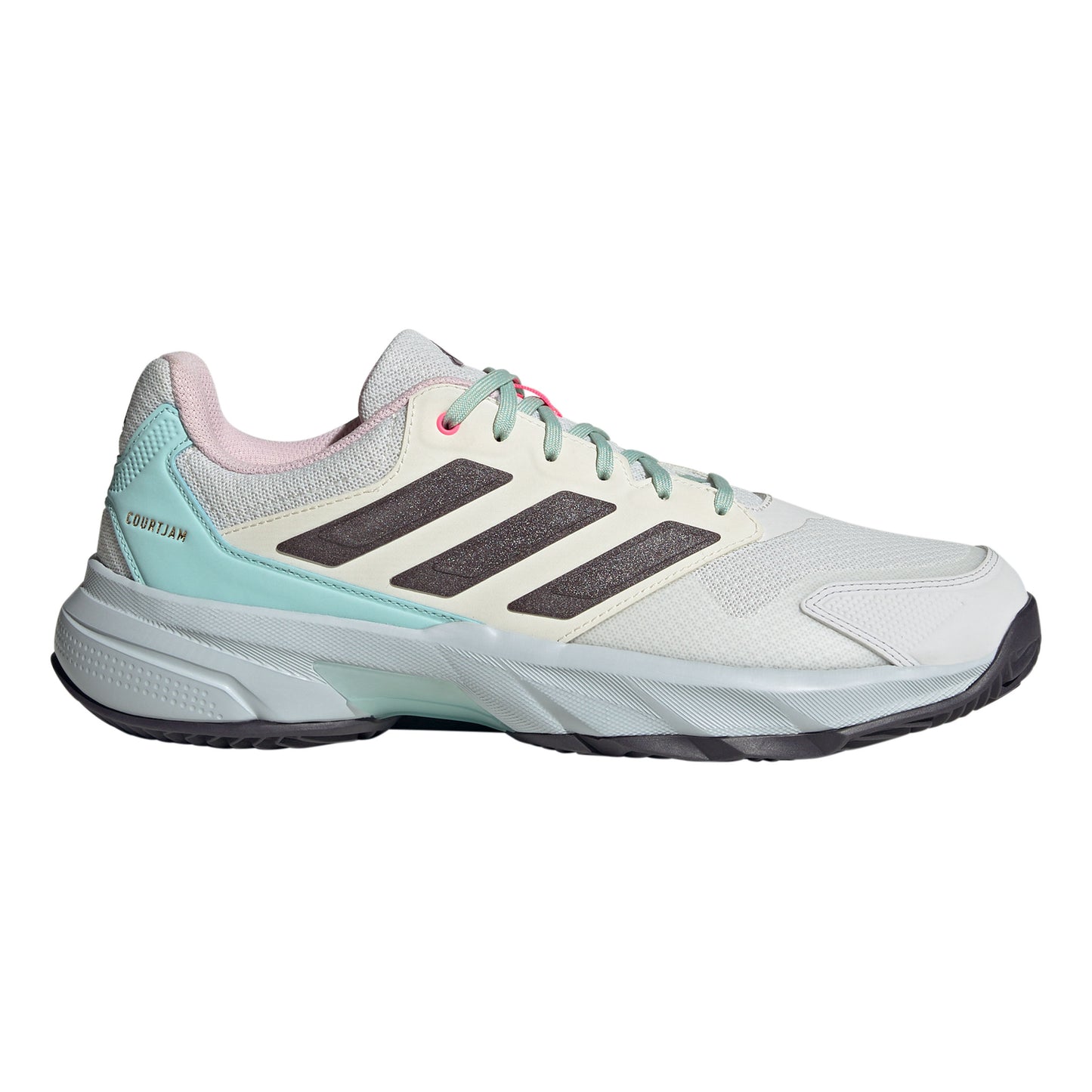adidas CourtJam Control 3 Chaussures toutes surfaces Hommes - blanc, gris