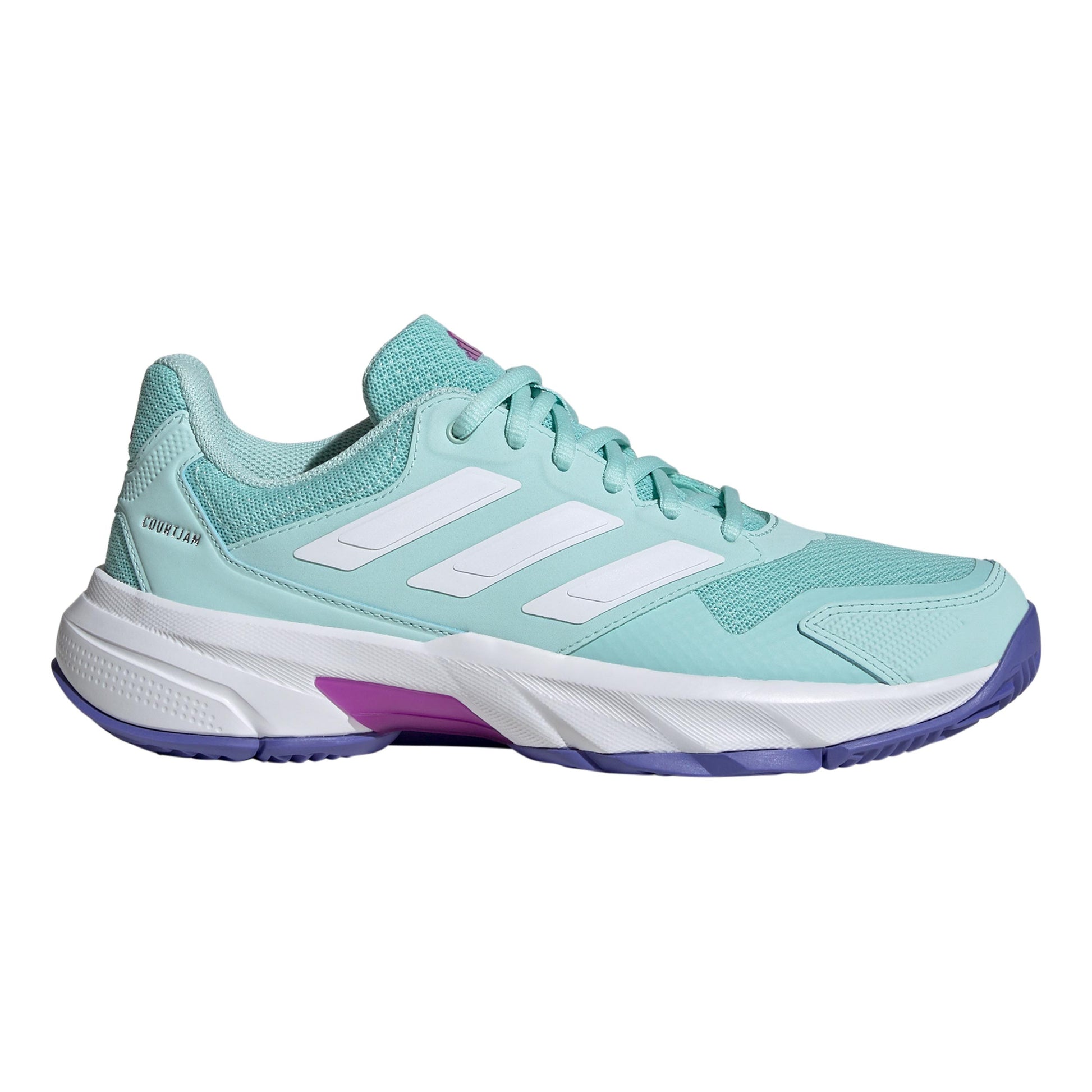adidas CourtJam Control 3 Chaussures toutes surfaces Femmes - menthe, blanc