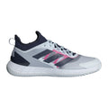 adizero Ubersonic 4.1 Chaussure terre battue Hommes - gris clair, bleu foncé