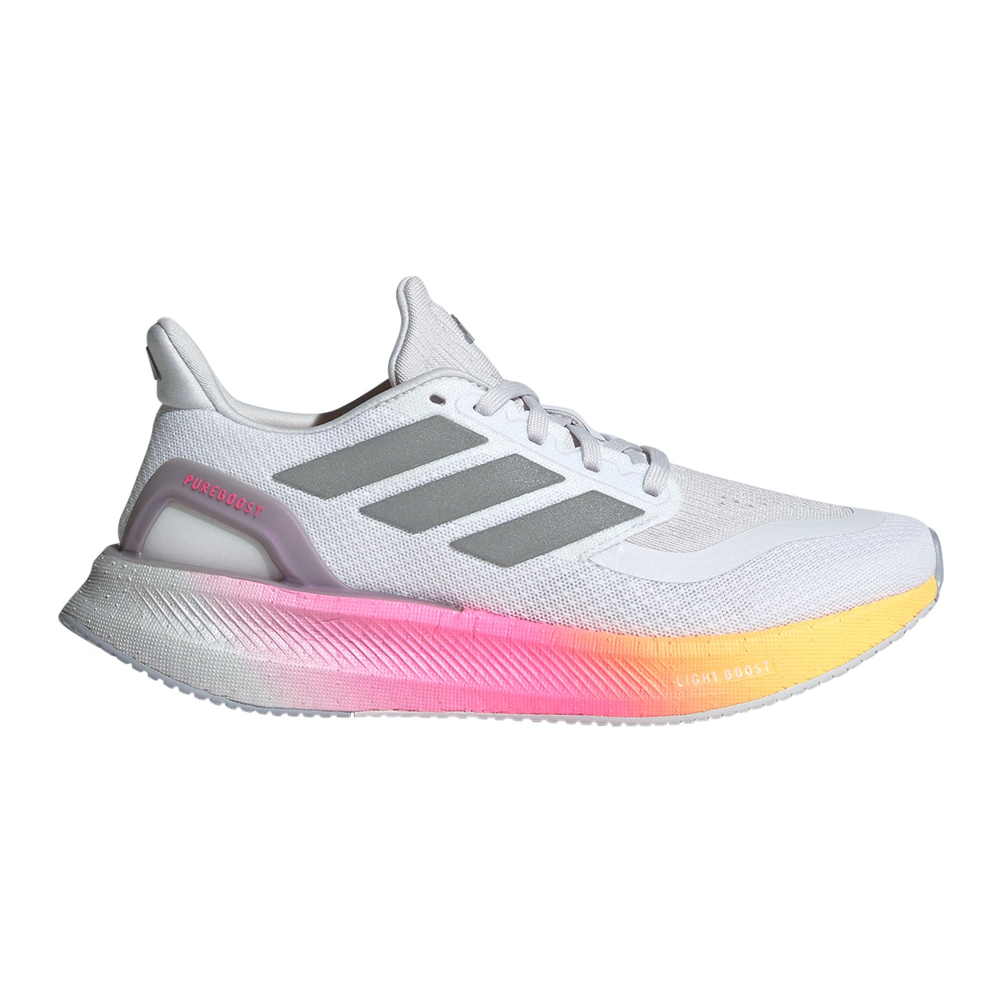 adidas Pureboost 5 Chaussure de running sans stabilisateurs Femmes - blanc, gris