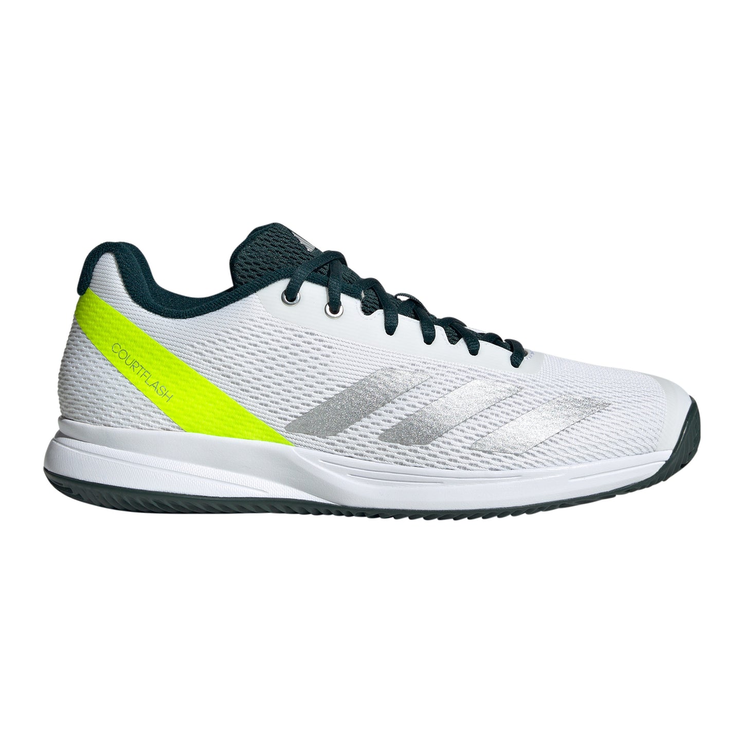 adidas Courtflash Speed 2 Chaussures toutes surfaces Hommes - blanc, jaunes fluo