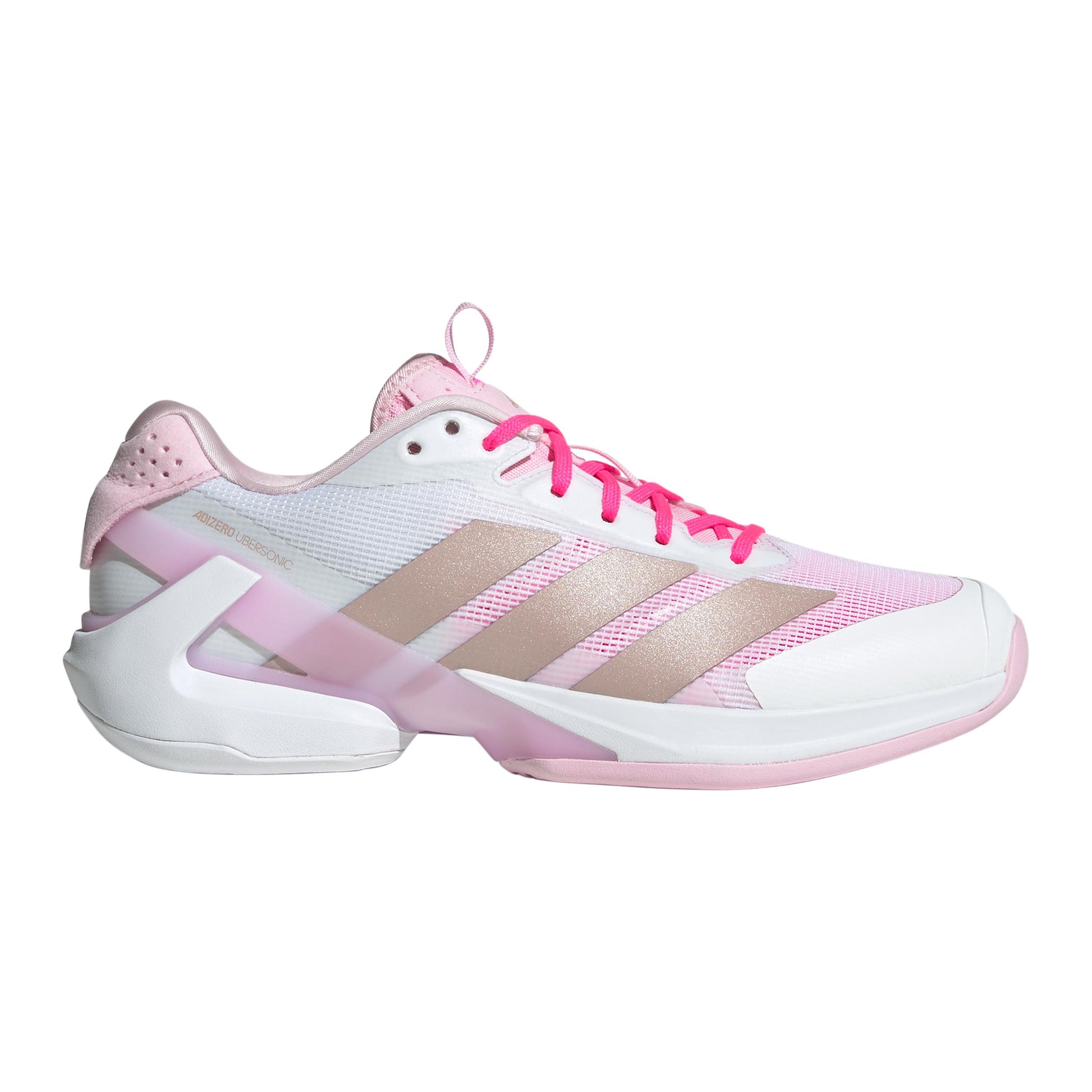 adidas adizero Ubersonic 5 Chaussures toutes surfaces Femmes - blanc, beige