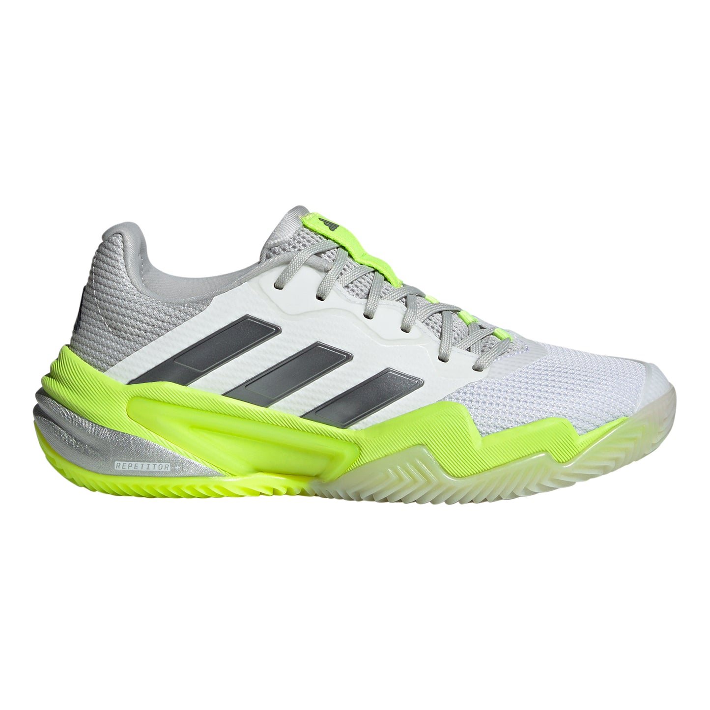 adidas Barricade 13 Chaussure terre battue Femmes - blanc, jaune lemon