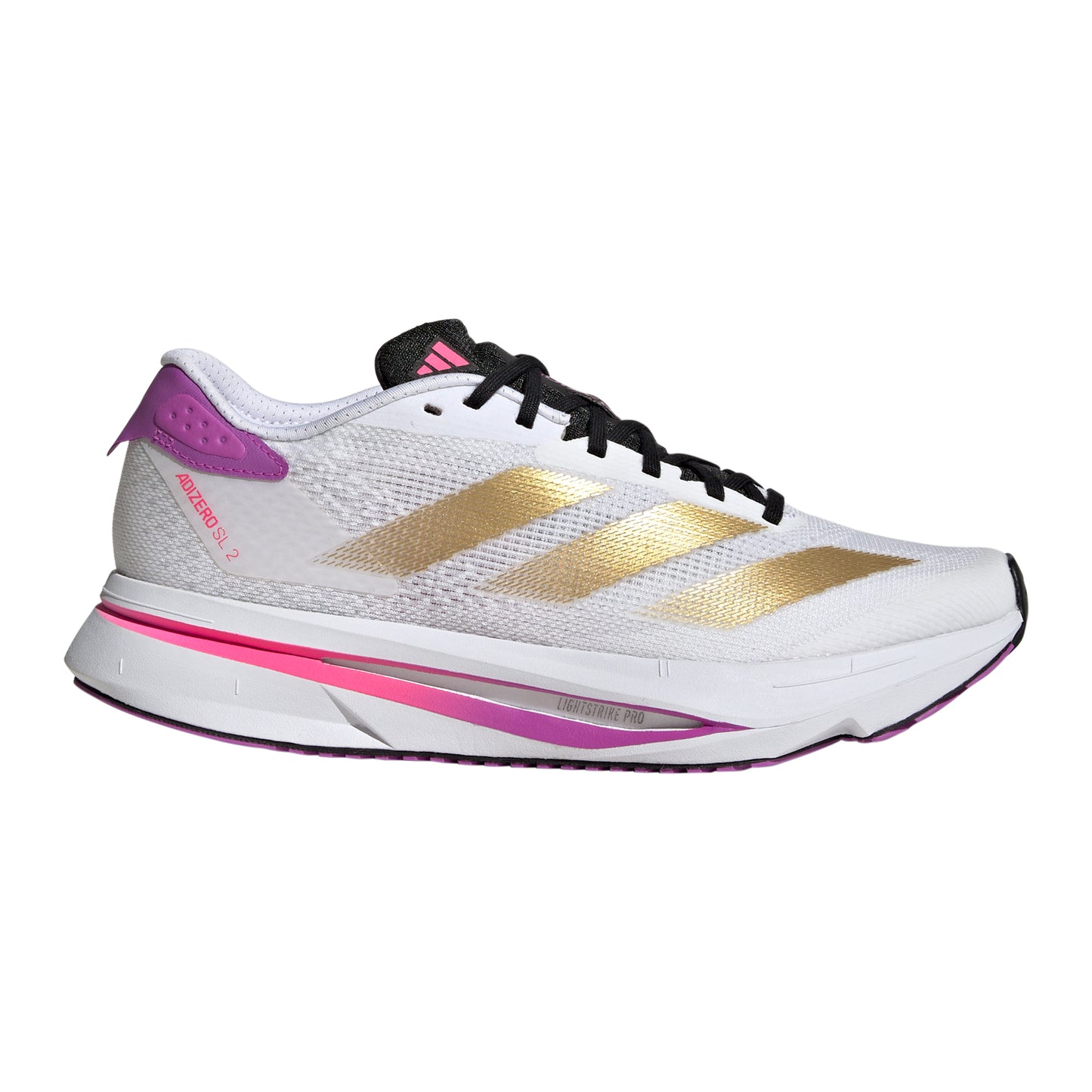 adidas adizero SL 2 Chaussure de running sans stabilisateurs Femmes - blanc, or