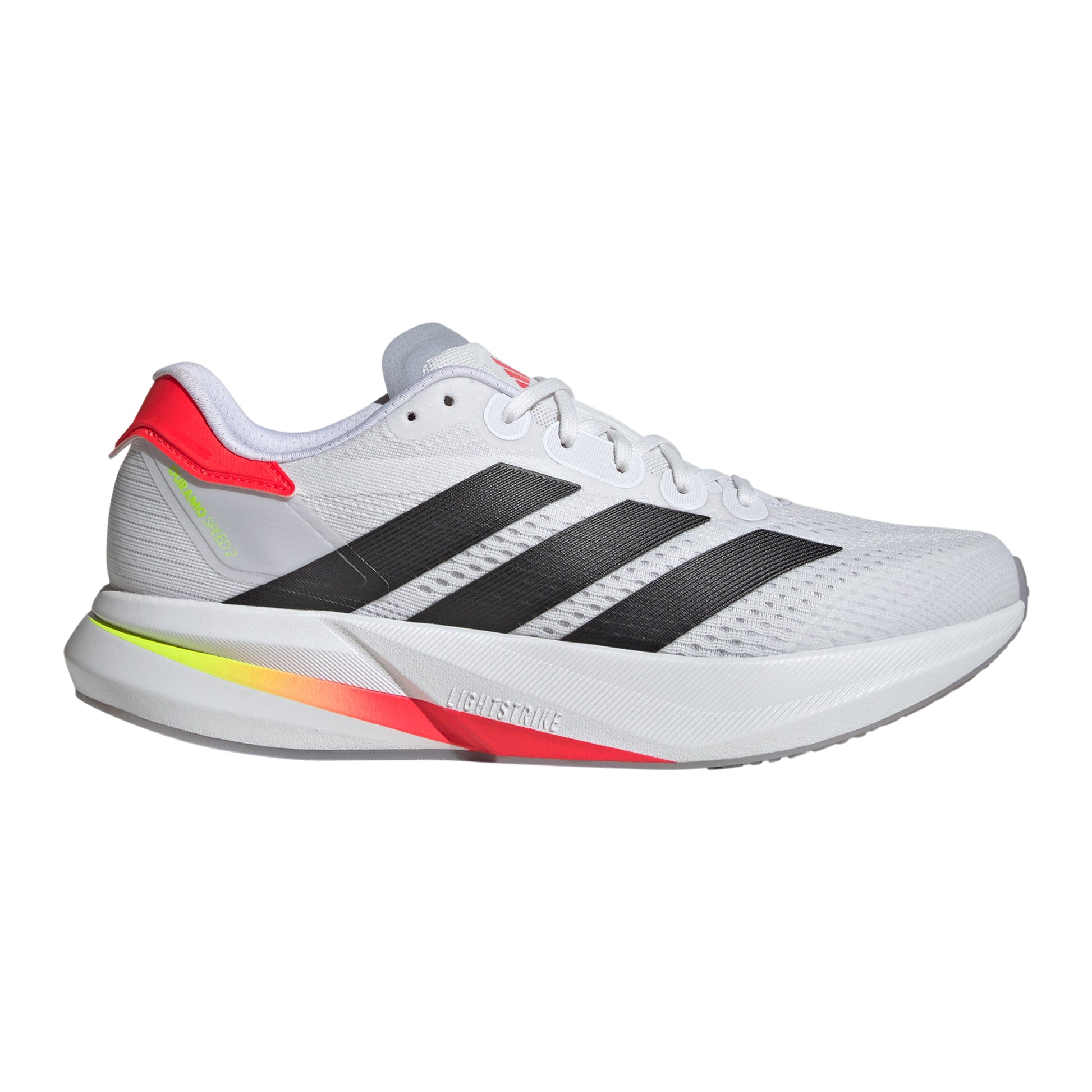 adidas Duramo Speed 2 Chaussure de running sans stabilisateurs Hommes - blanc, rouge