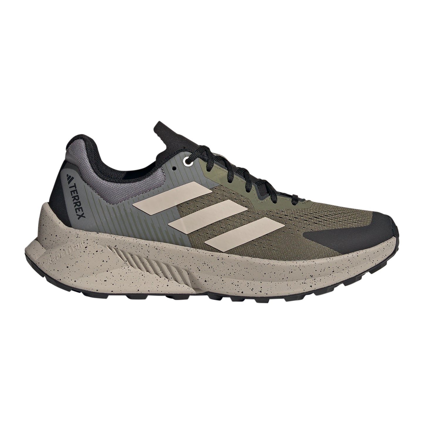 adidas Soulstride Flow Chaussure trail Hommes - vert olive, gris