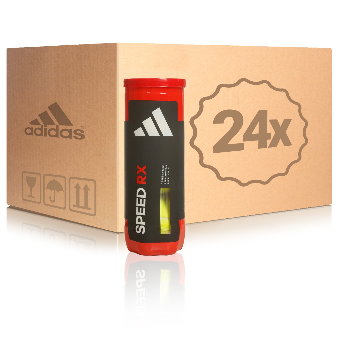 adidas 24 Tubes de 3 Speed RX En carton