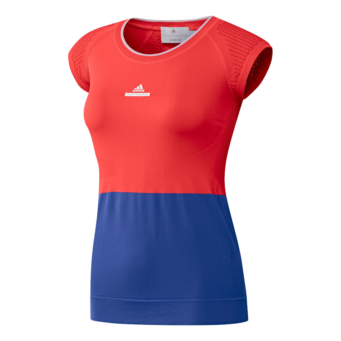 adidas Barricade T-shirt Femmes - rouge, bleu