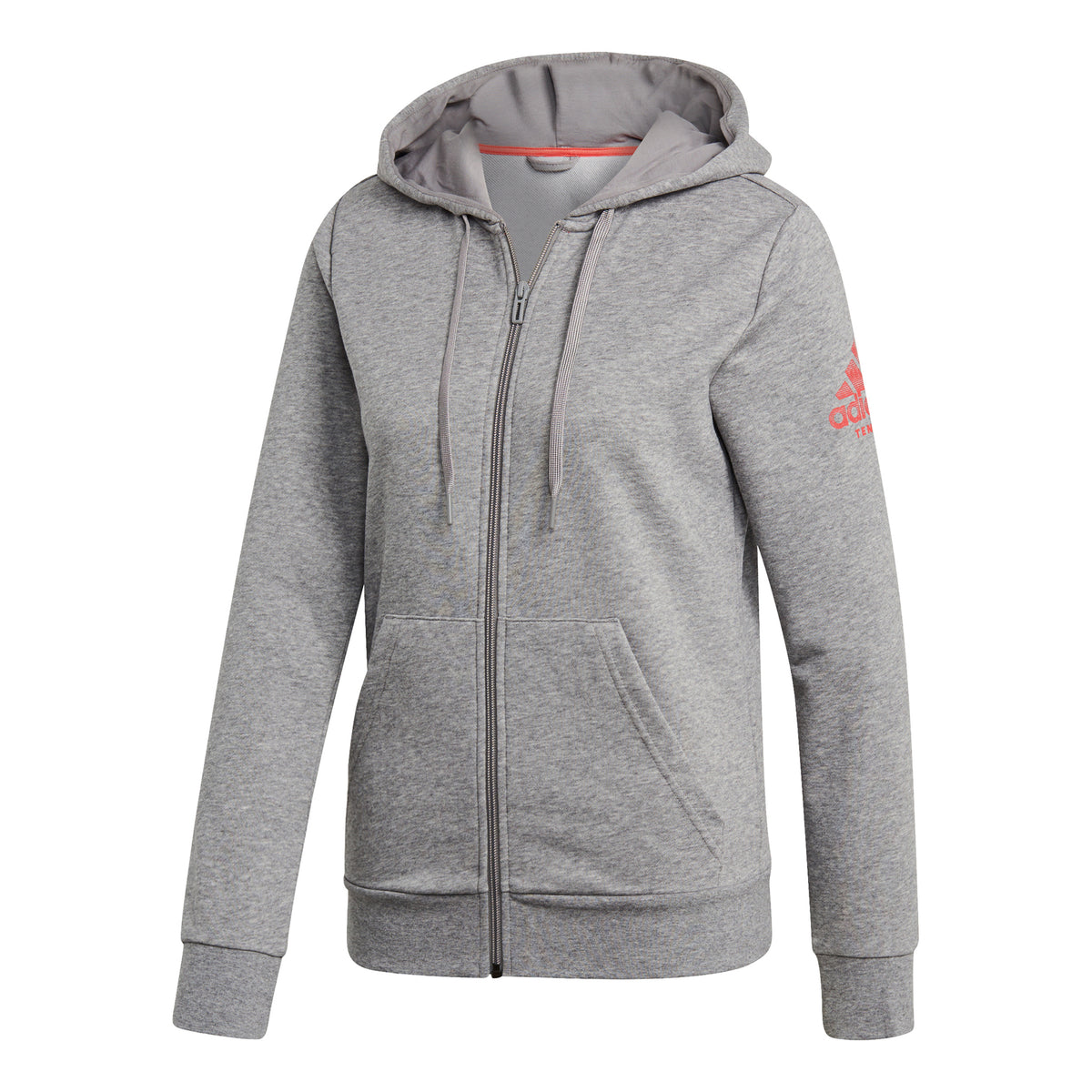 adidas Club Gilet en coton Femmes - gris clair, corail
