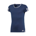 Club T-shirt Filles - bleu foncé, blanc