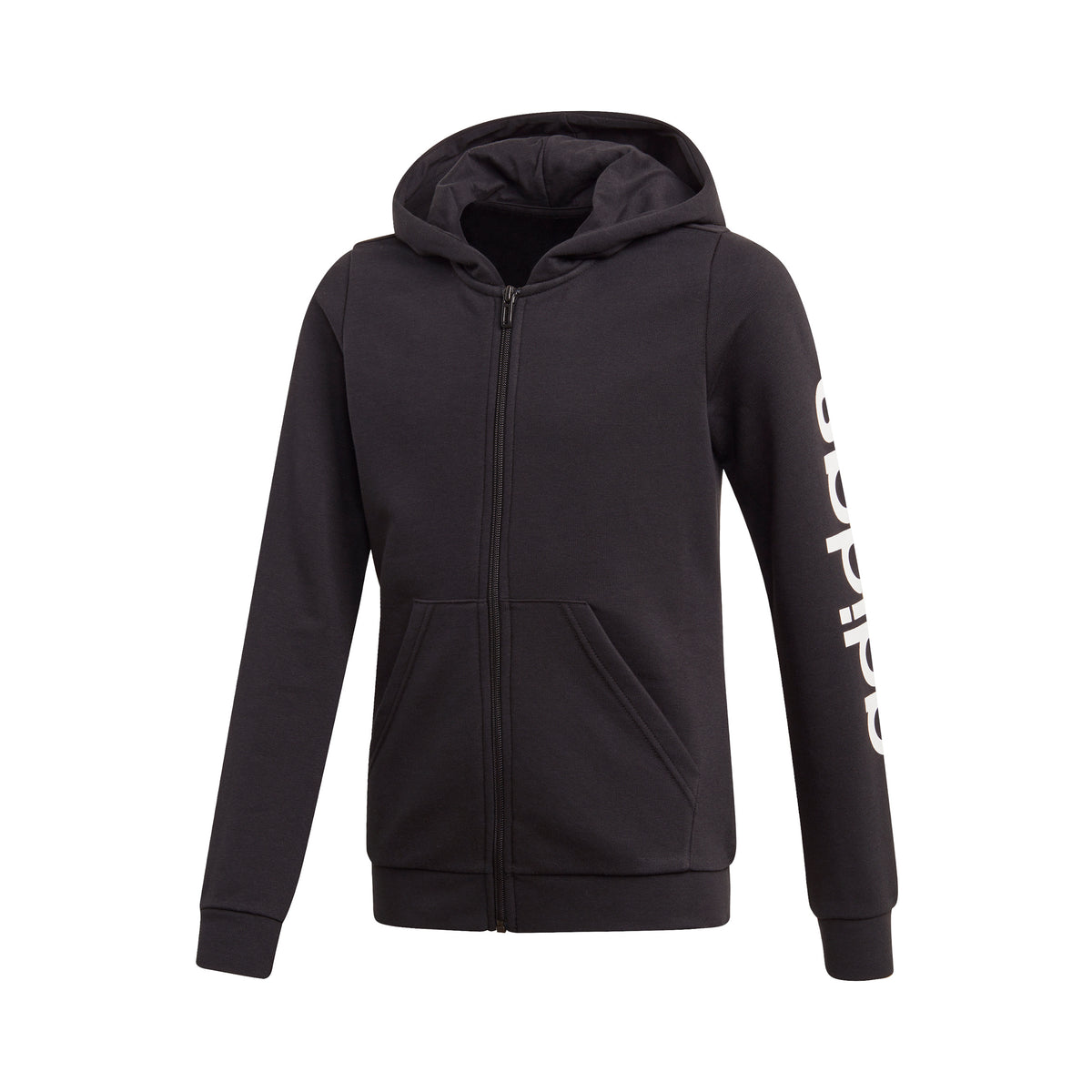 adidas Linear Gilet en coton Filles - noir, blanc