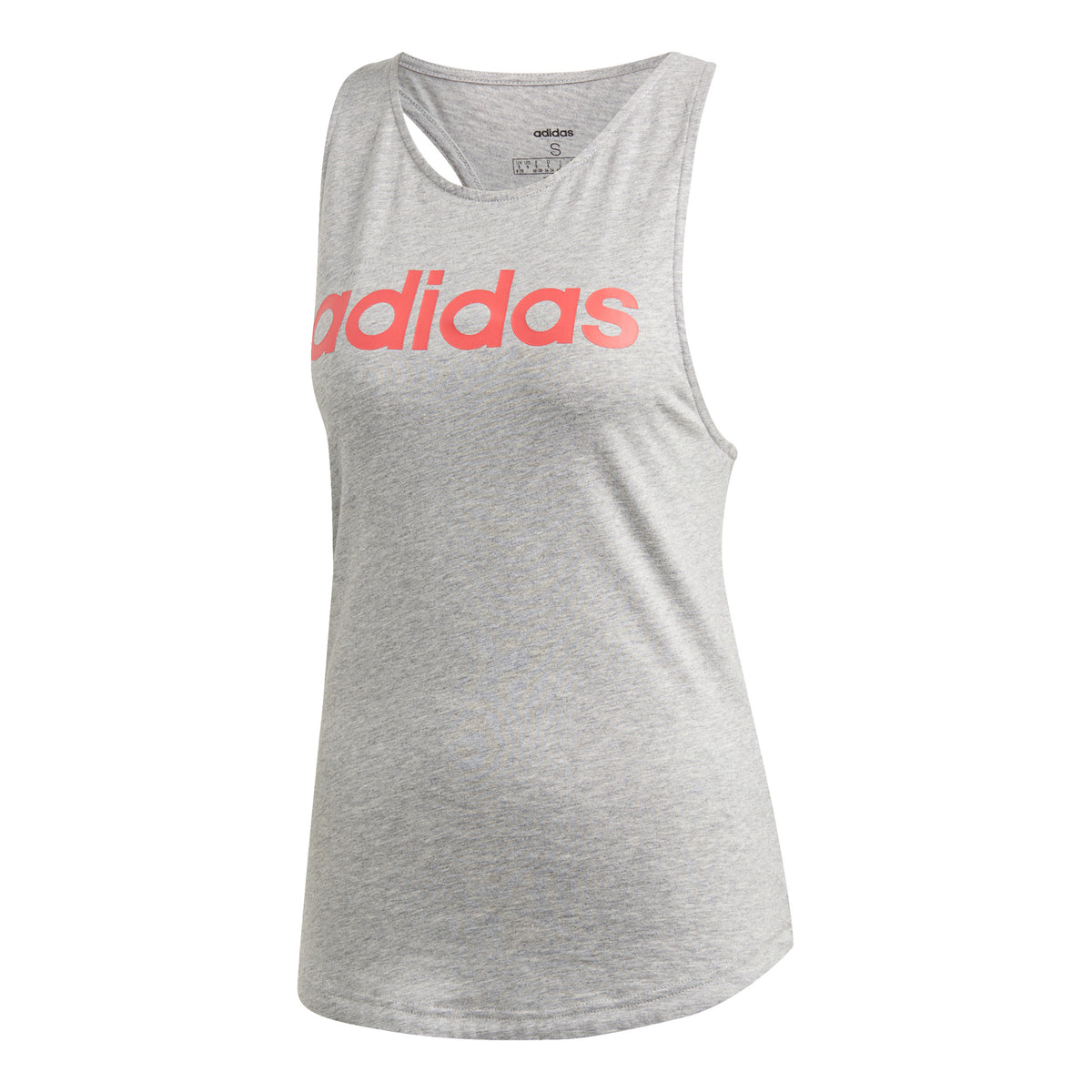 adidas Linear Loos Débardeur tank top Femmes - gris clair, corail