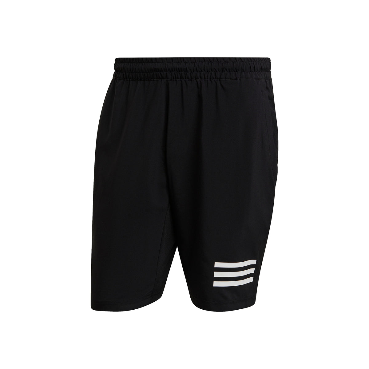 adidas Club 3 Stripes Shorts Hommes - noir, blanc