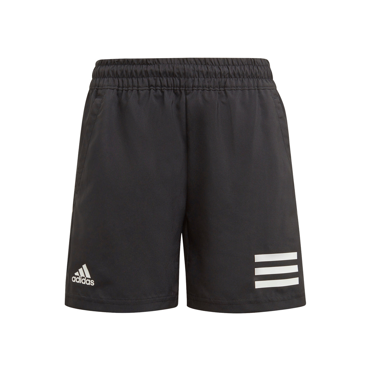 adidas Club 3 Stripes Shorts Garçons - noir, blanc