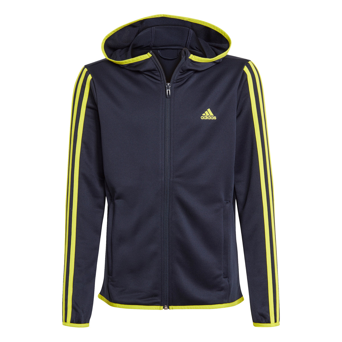 adidas 3Stripes Gilet en coton Garçons - bleu, jaune