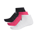 Cushioning Crew Chaussettes de sport Pack de 3 Unisex - blanc, pink