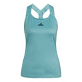 Y- Débardeur tank top Femmes - turquoise, noir