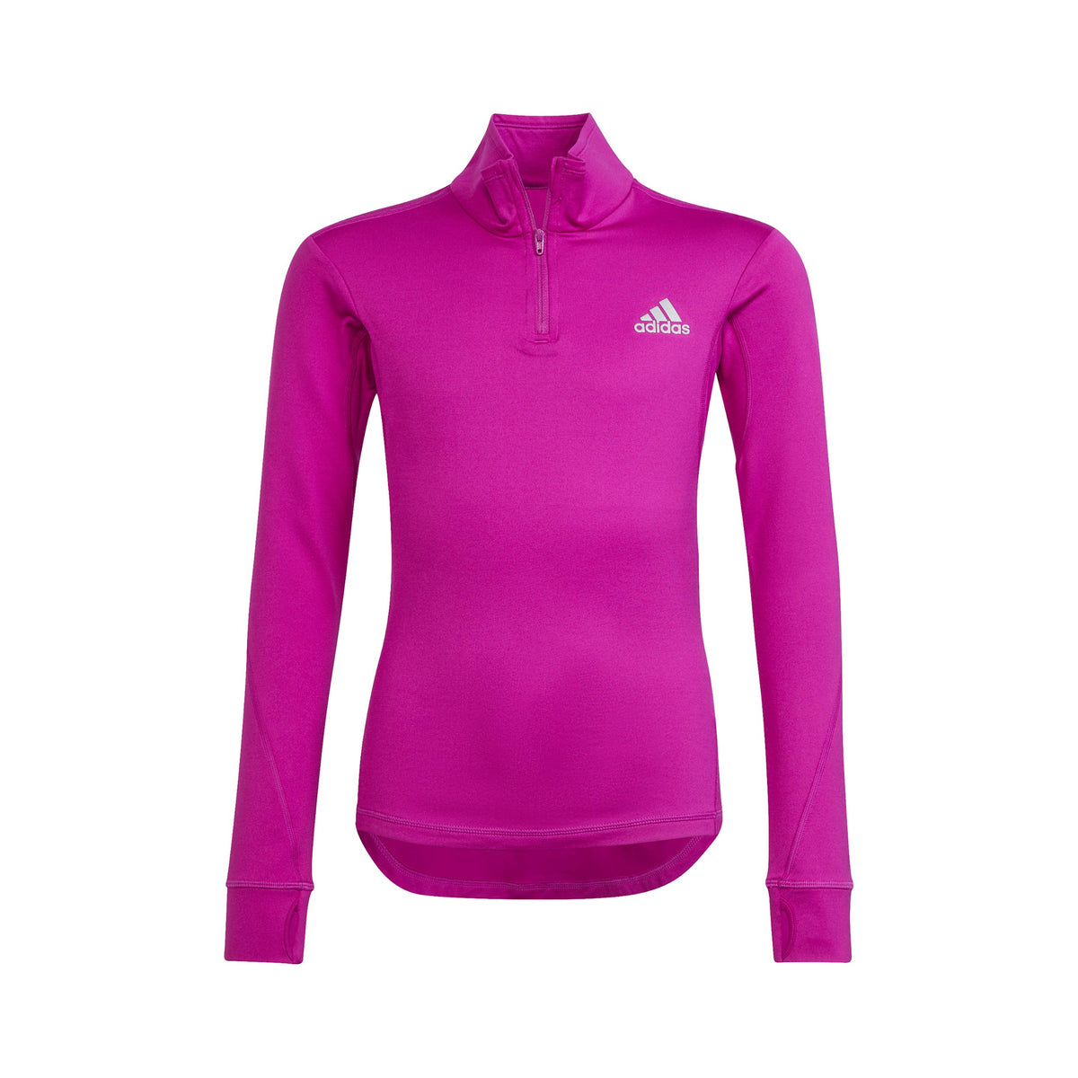 adidas Half-Zip Haut manches longues Filles - pink,