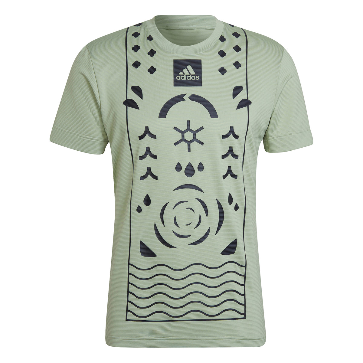 adidas Paris FLFT T-shirt Hommes - vert clair, noir