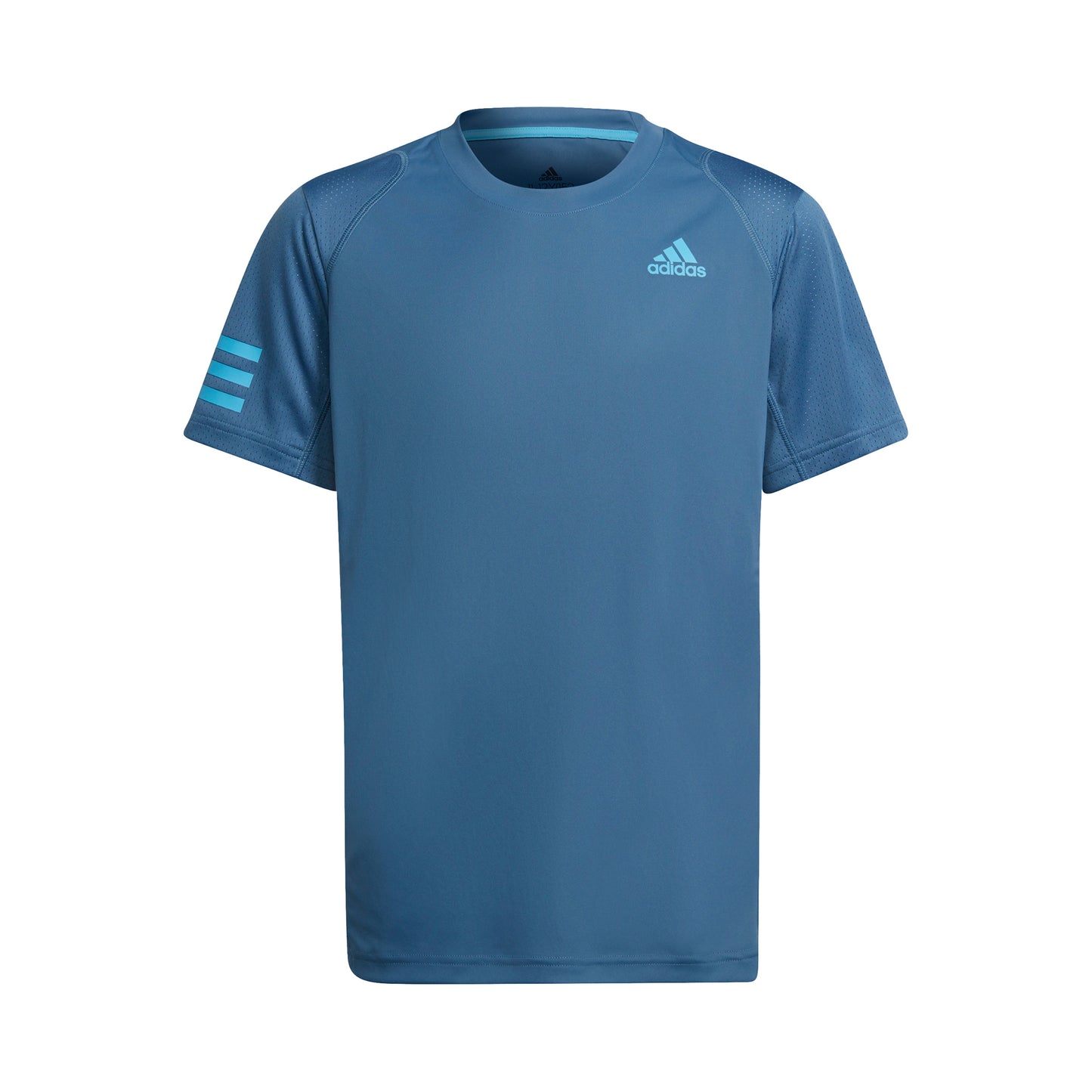 adidas Club 3 Stripes T-shirt Garçons - bleu,