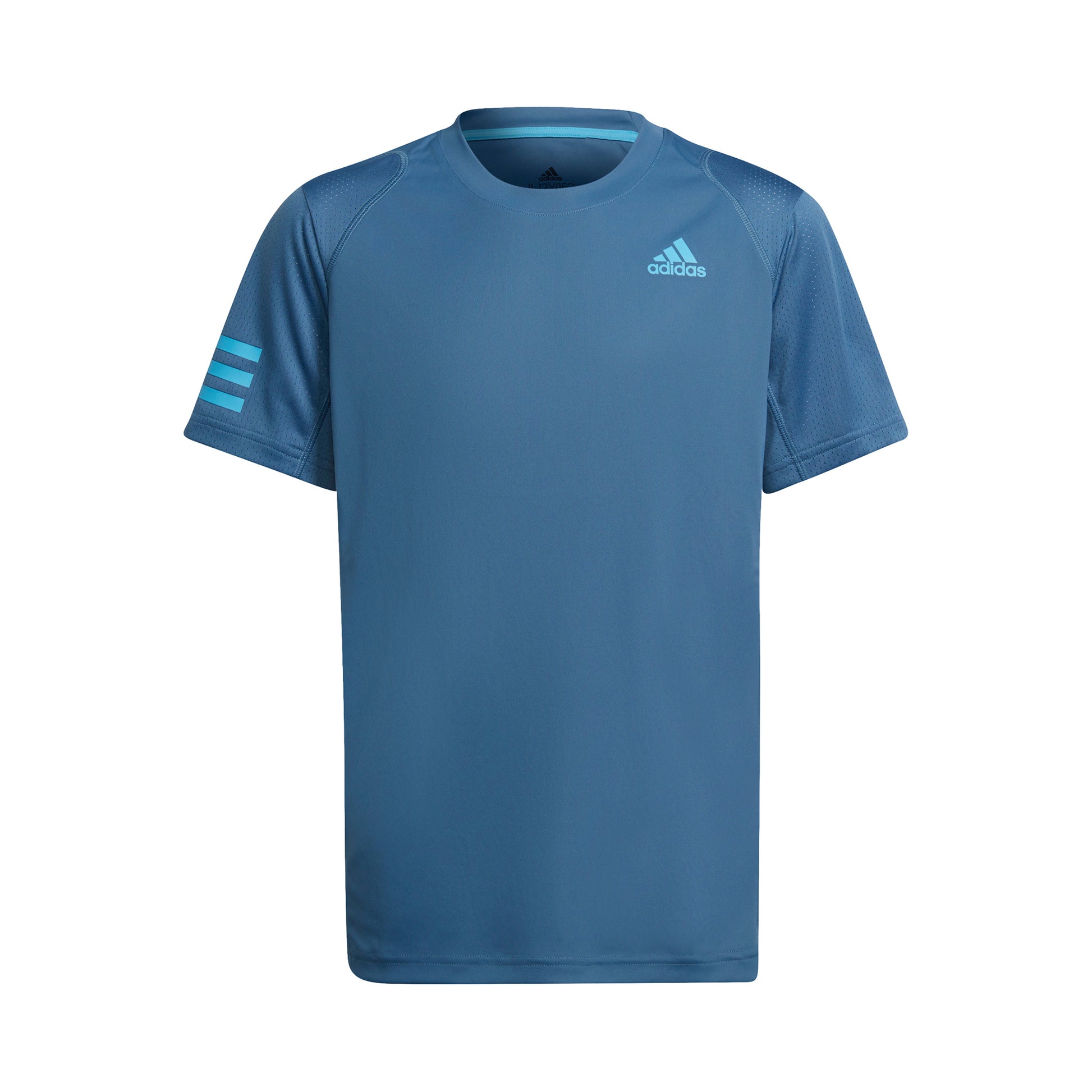 adidas Club 3 Stripes T-shirt Garçons - bleu,