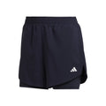 MIN 2in1 Shorts Femmes - bleu foncé,